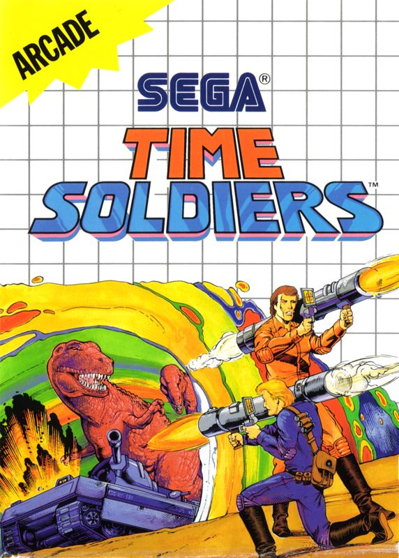 Time Soldiers box art for Sega Master System